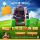 American Football aufblasbares Spiel mieten